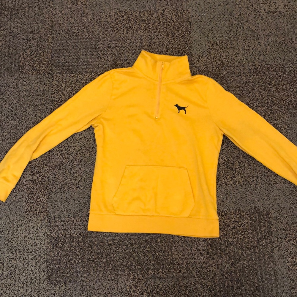 Yellow Victoria’s Secret (PINK) sweater